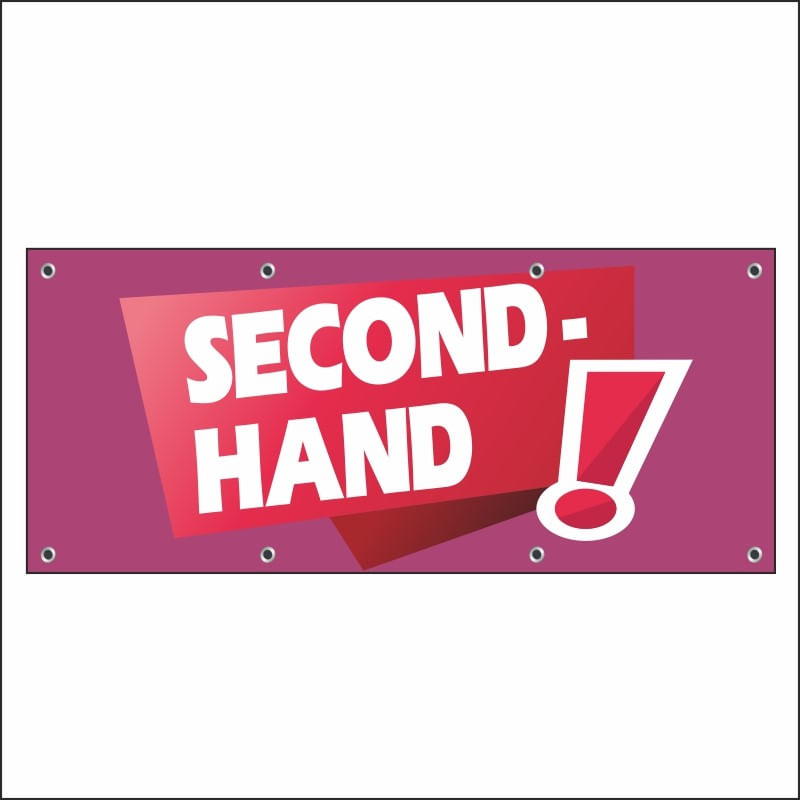 Banner MEDIA, Second hand model 1, 200 x 80 cm - imagine 3