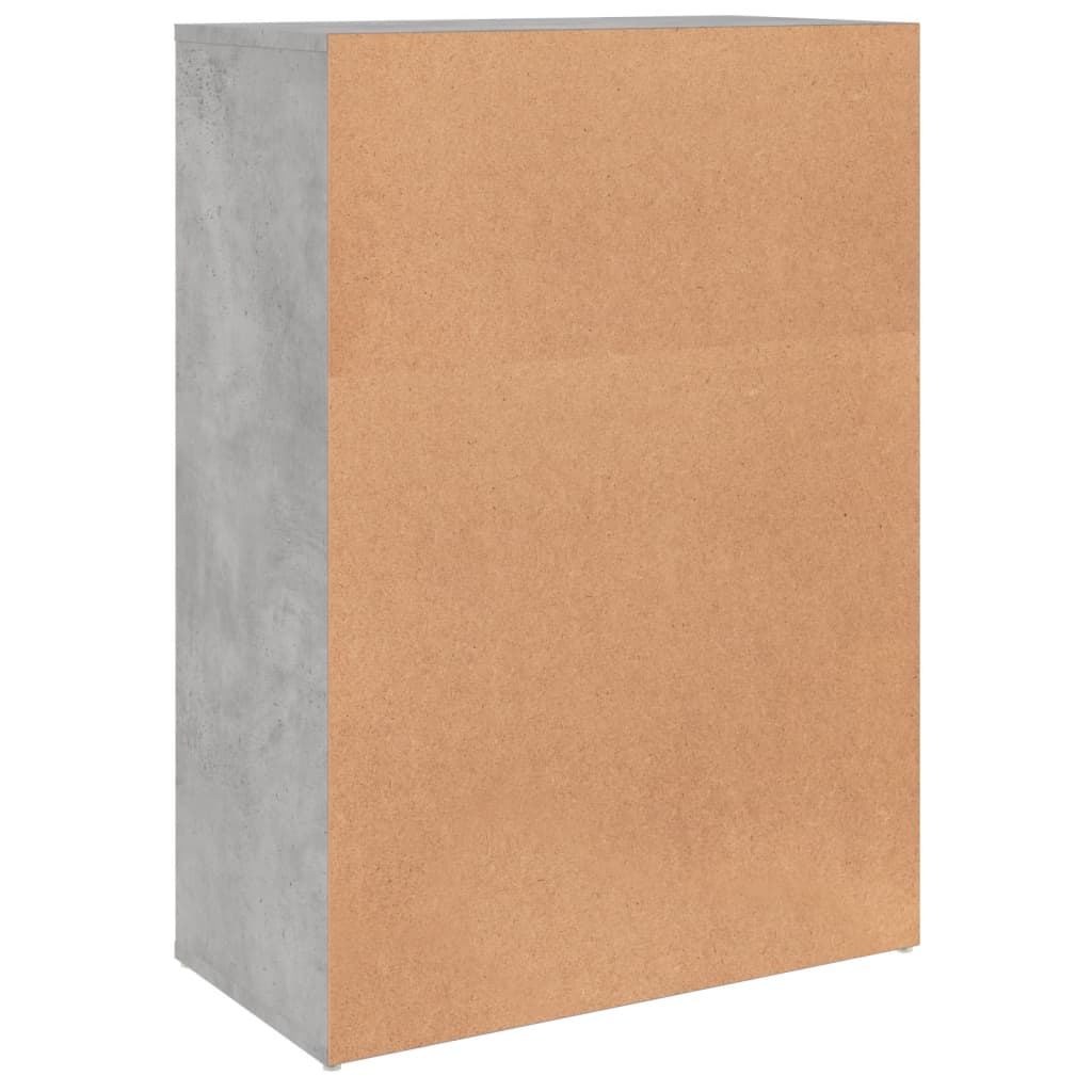 Servanta, gri beton, 60x31x84 cm, lemn compozit — imaginea 7
