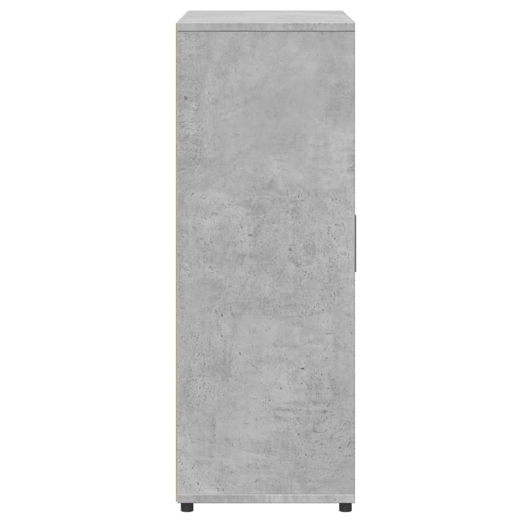 Servanta, gri beton, 60x31x84 cm, lemn compozit — imaginea 6