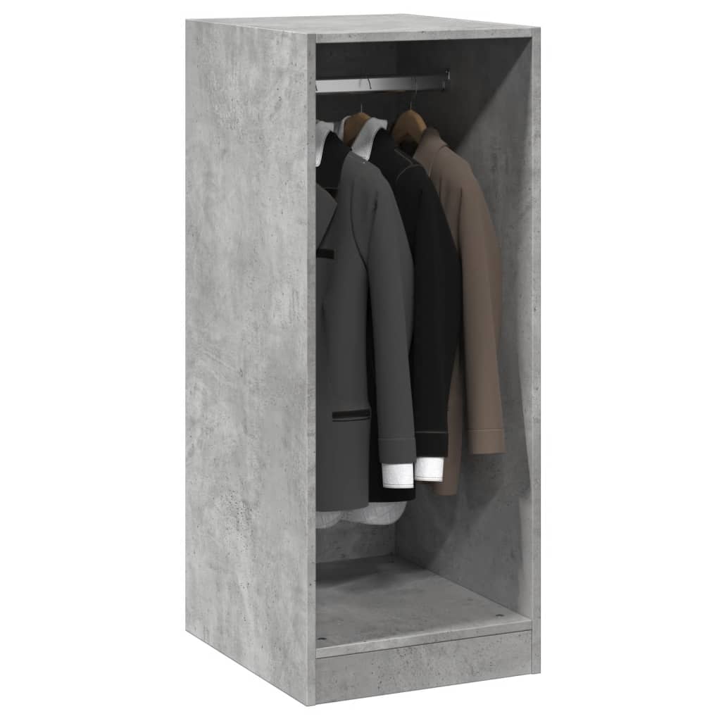 Dulap, gri beton, 48x41x102 cm, lemn prelucrat, model cu tijă — imaginea 4