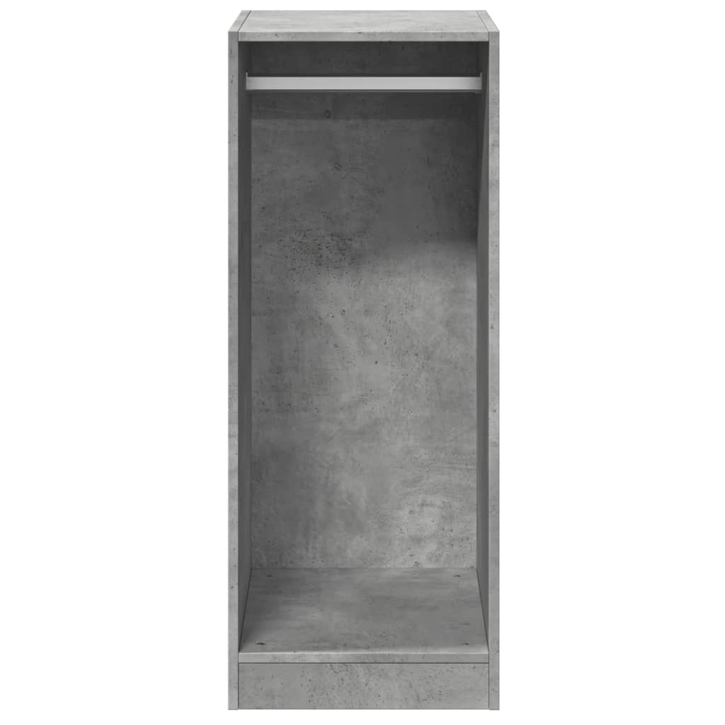 Dulap, gri beton, 48x41x102 cm, lemn prelucrat, model cu tijă — imaginea 5