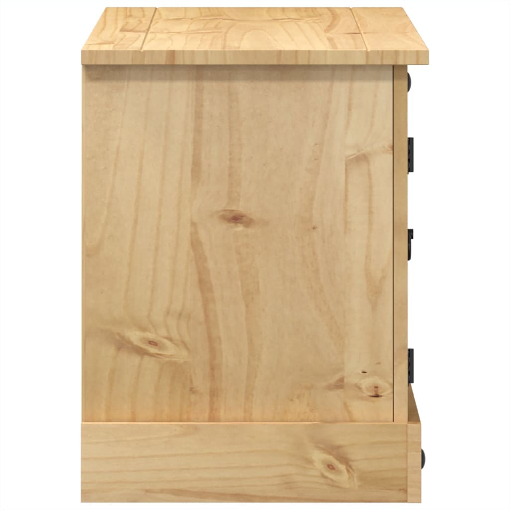 Dulap TV „Corona”, 100x37x52 cm, lemn masiv de pin — imaginea 5