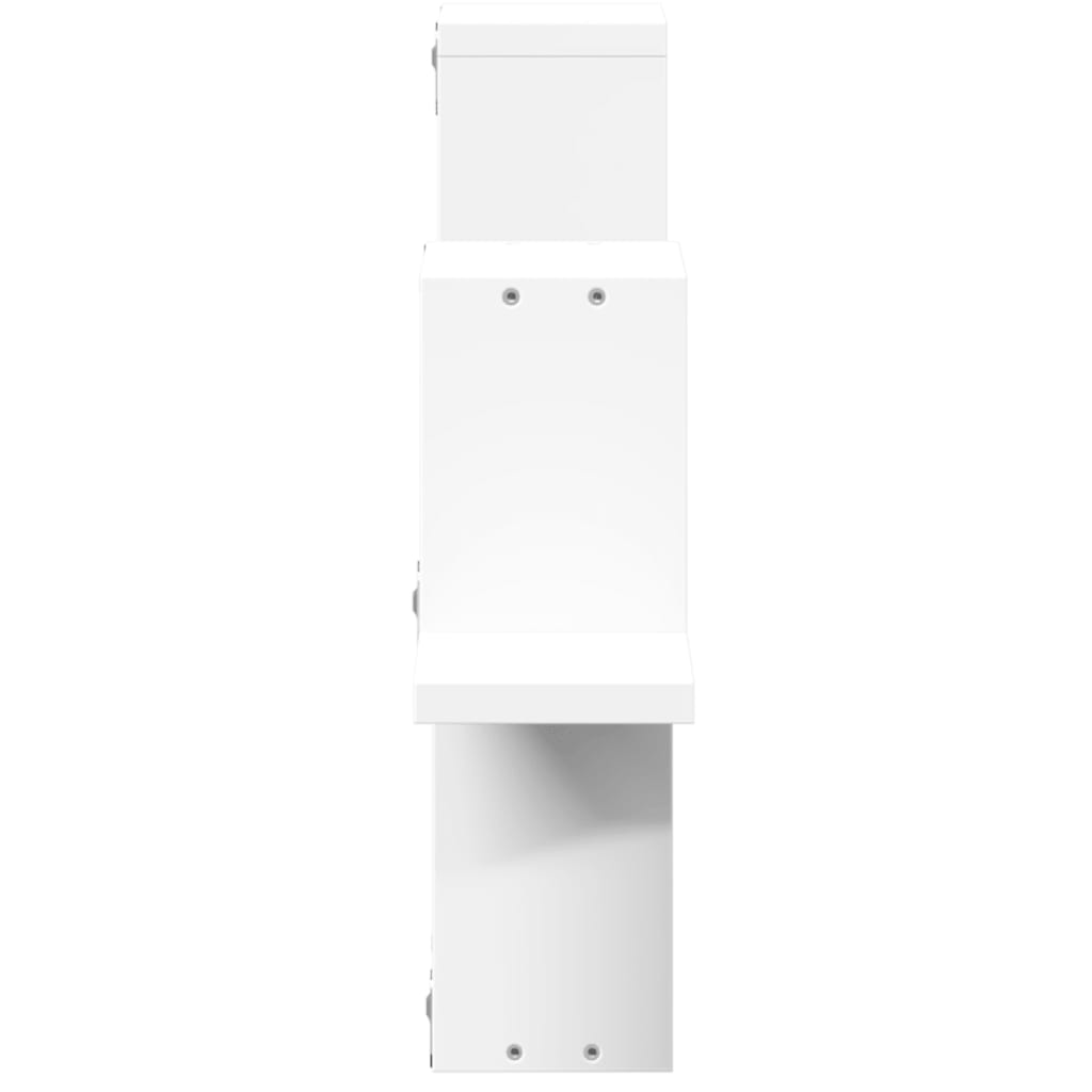 Raft de perete, alb, 104,5x10x43 cm, lemn prelucrat — imaginea 6