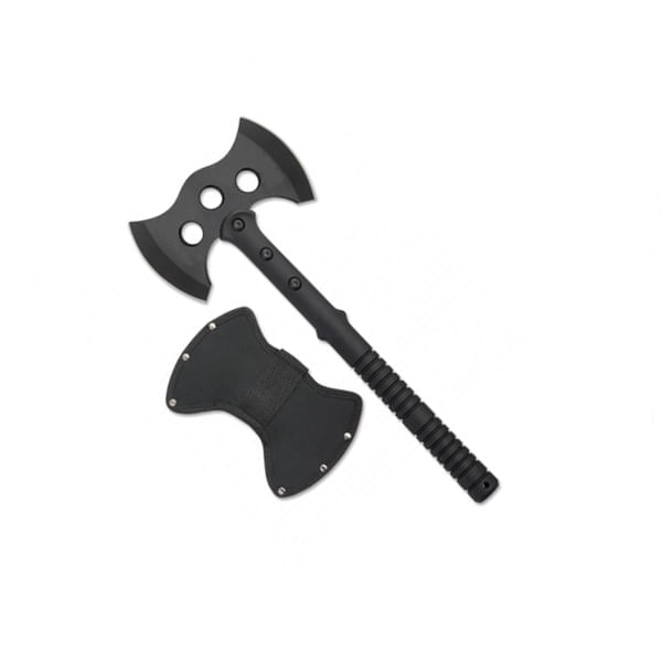 Topor dublu tais, IdeallStore®, Double Axe, Negru , 40 cm - 2 | YEO