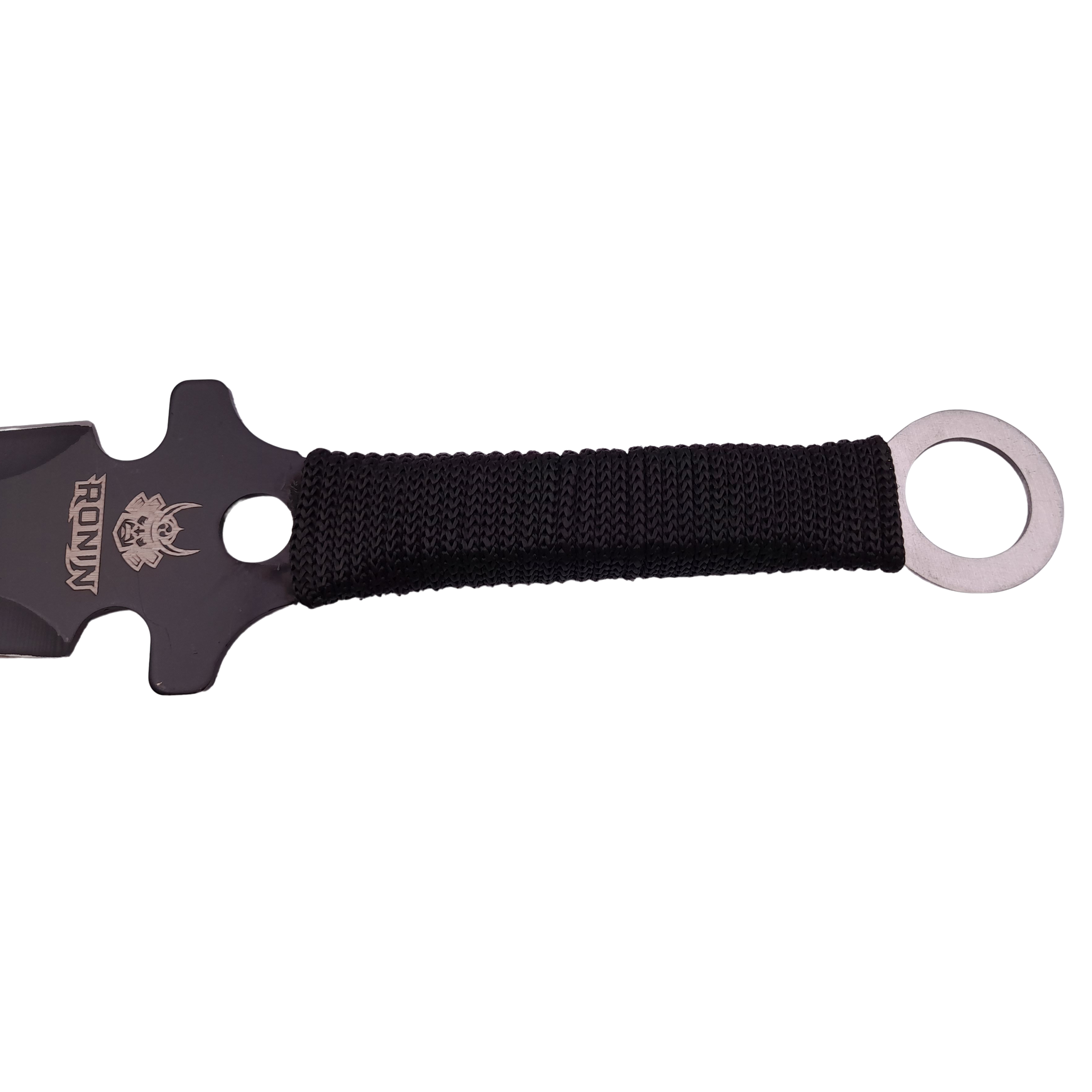 Set doua sabii de vanatoare, DEPOX®, 68.5 cm, cutit de aruncat inclus — imaginea 6
