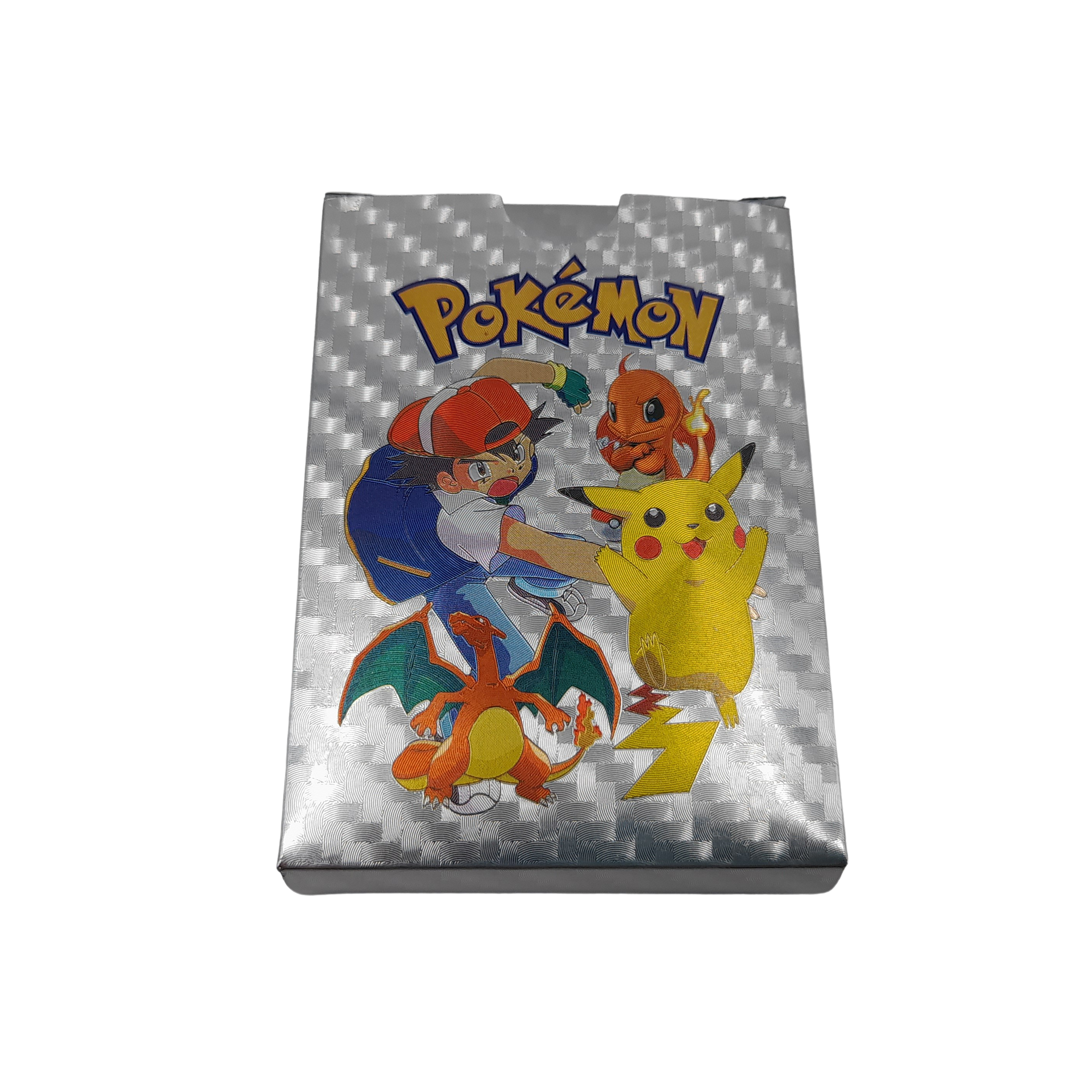 Set cartonase Pokemon IdeallStore®, Silver GTX, editie de colectie, 55 bucati, argintii - 1 | YEO