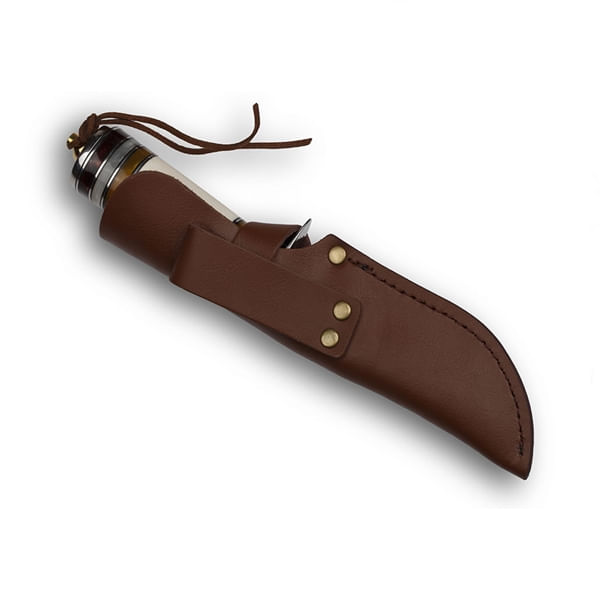 Cutit de vanatoare, IdeallStore®, Boone Hunting, 22.5 cm, Otel Damasc - 3 | YEO