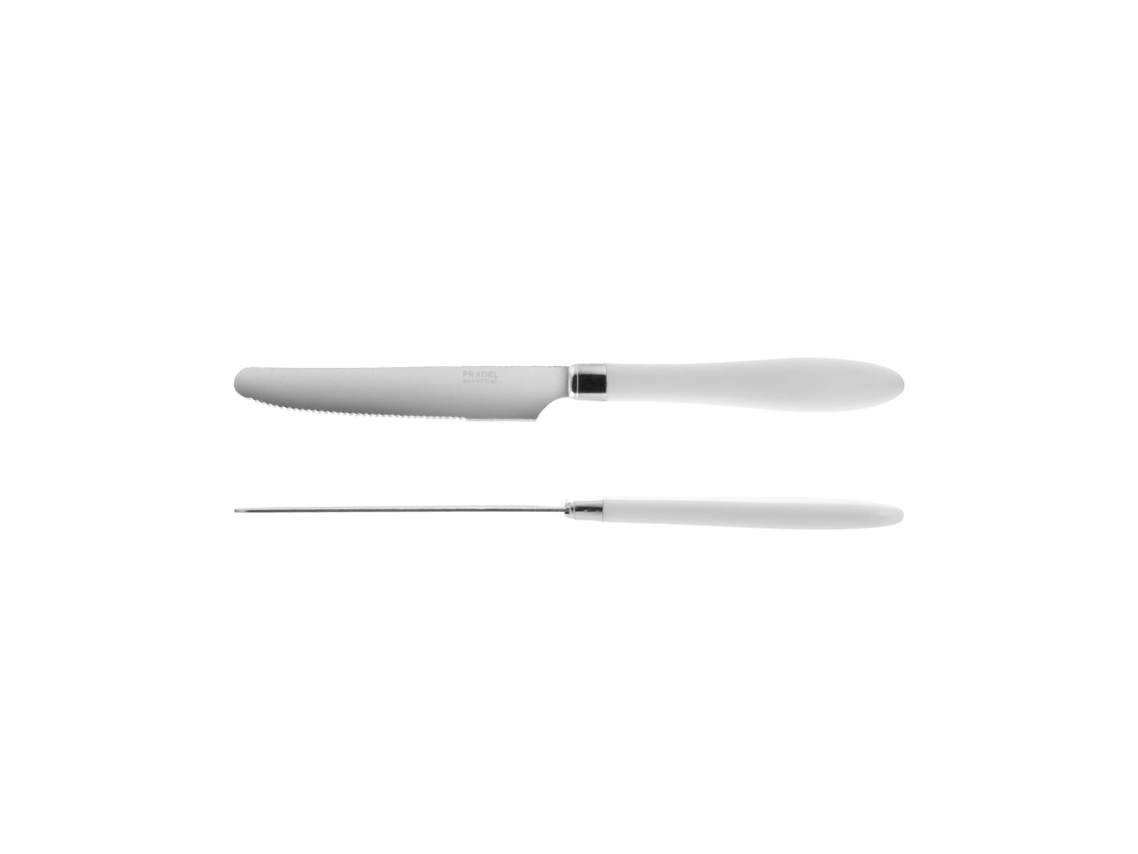Set tacamuri inox 16 piese Reglisse, argintiu cu alb - 4 | YEO