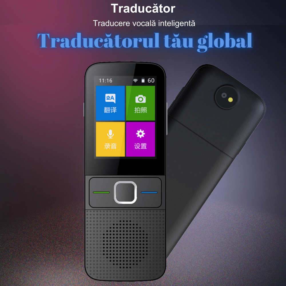Translator inteligent Vocal Digital Bidirectional cu peste 137 Limbi Online si Offline,Traducator in timp real,voce,text - imagine 9