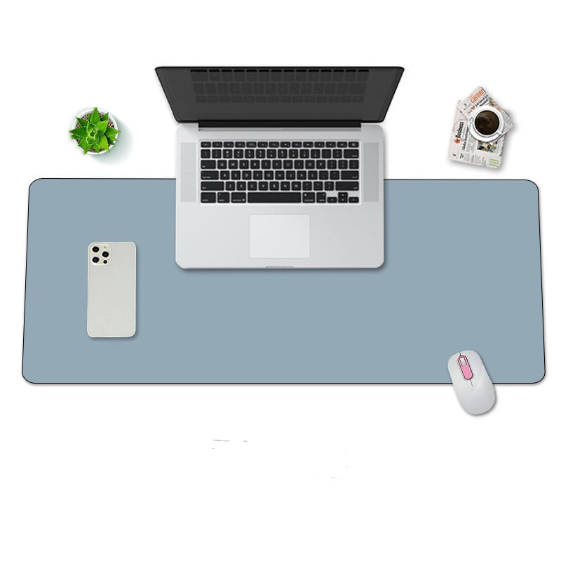 MousePad mare XXL, din Piele PU pentru protectie birou, Suprafata moale, Impermeabil, Baza Anti-Alunecare, 120x60cm
