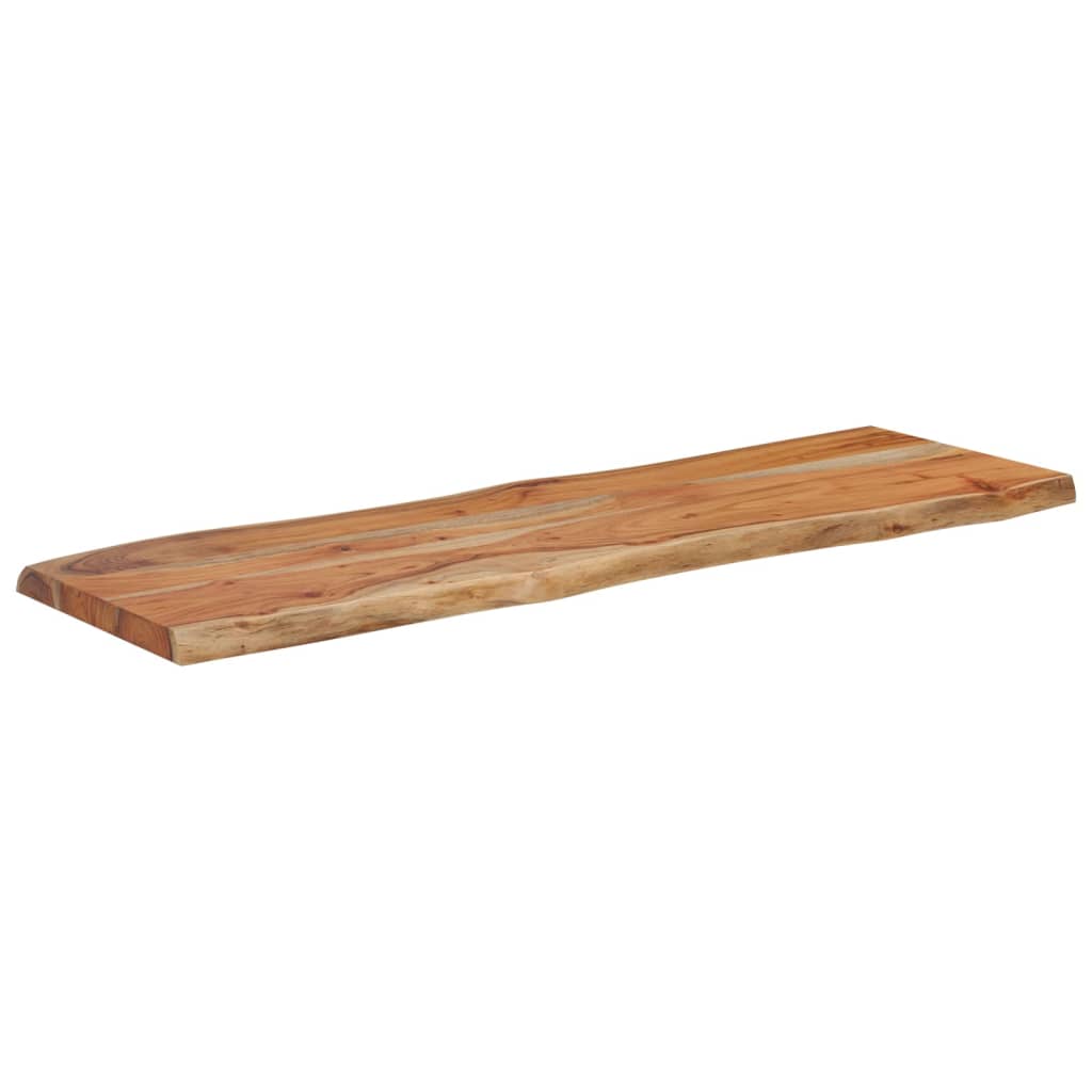 Blat masa 110x40x2,5 cm dreptunghiular lemn acacia margine vie