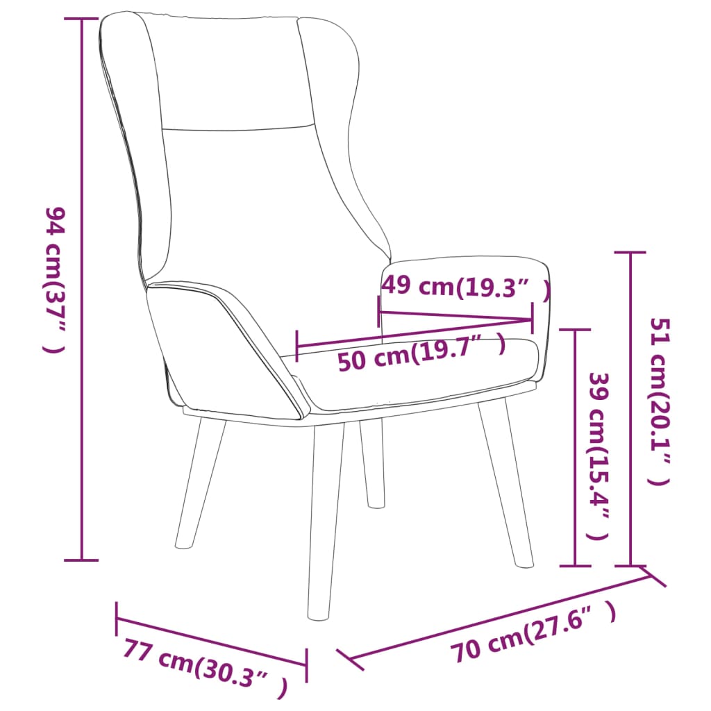 Fotoliu de relaxare cu taburet, gri deschis, textil — imaginea 7