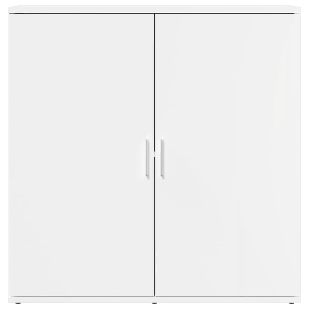 Servanta, alb, 79x38x80 cm, lemn compozit — imaginea 5