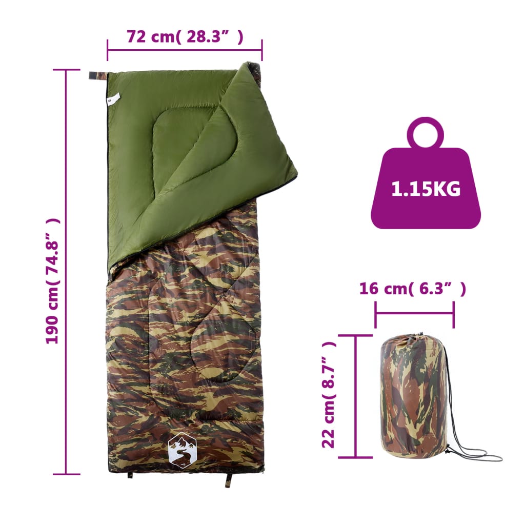 Sac de dormit pentru adulti de camping, 3 anotimpuri - imagine 5
