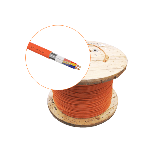 Cablu incendiu JE-H(St)H FE 180 E30/E90, 2x2x08 ecranat, 500m - EuroClass MEK90-2x2x08-T
