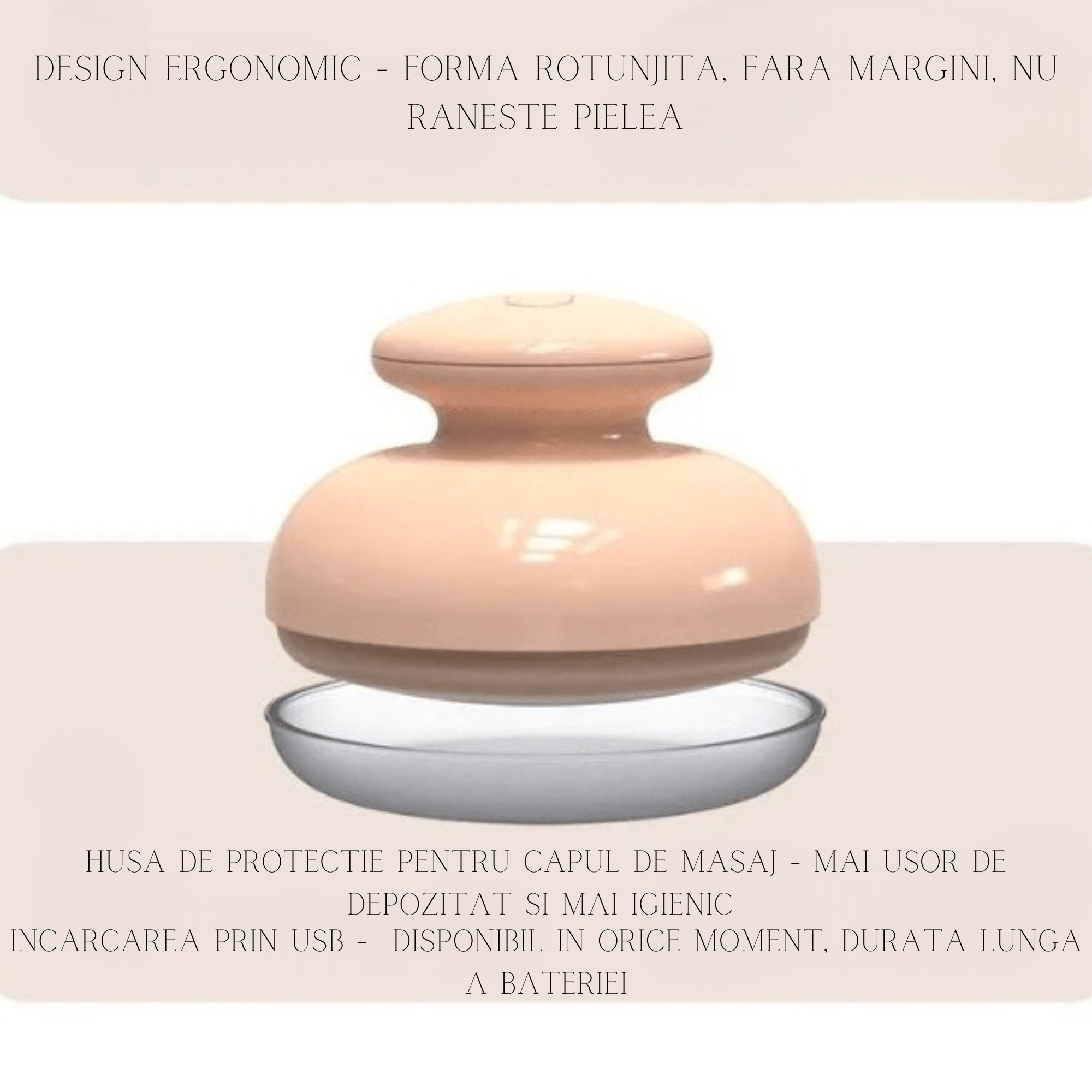 Aparat masaj anticelulitic, arderea grasimilor, remodelare si microstimulare electrica, incarcare USB