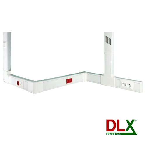 Canal cablu 102x50 mm cu capac, 2m - DLX DLX-102-50
