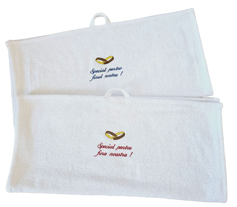 Set de 2 Prosoape Brodate pentru Fini, ARIALE
