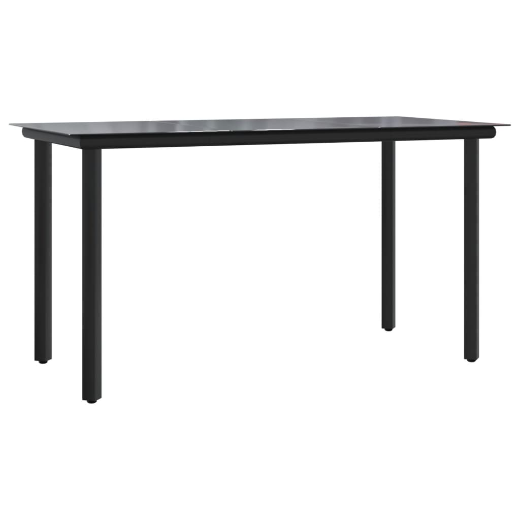 Set mobilier de gradina cu perne, 7 piese gri deschis poliratan — imaginea 4