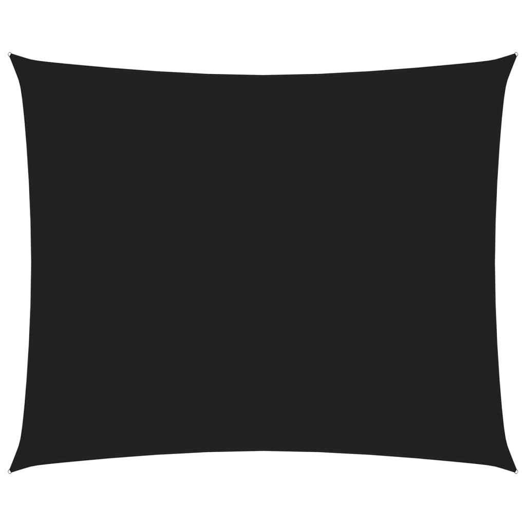 Panza parasolar, negru, 5x6 m, tesatura oxford, dreptunghiular