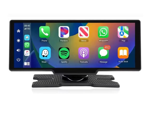 Ecran carpay portabil 3in1 9,3 android radio camera fata spate bt - imagine 5