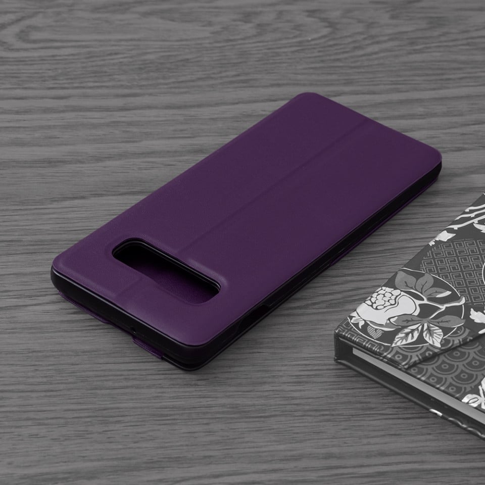 Husa pentru Samsung Galaxy S10 - Techsuit eFold Series - Purple - 2 | YEO