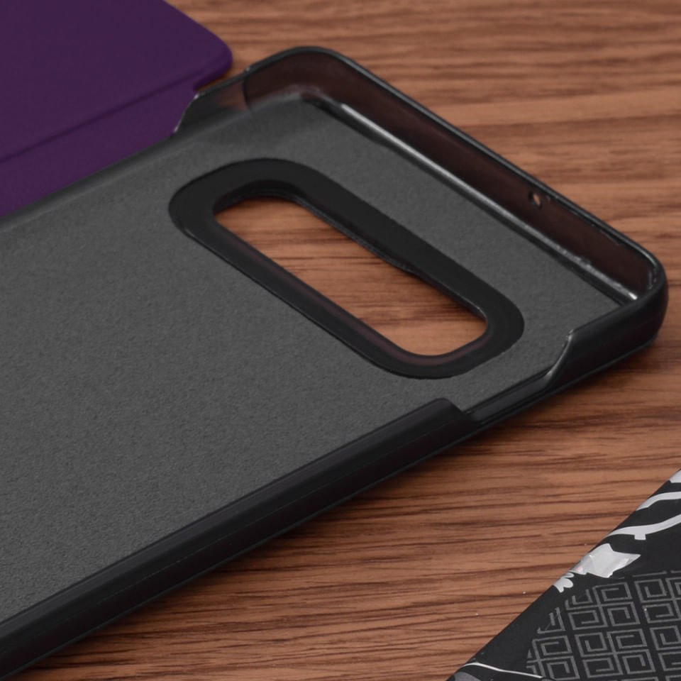 Husa pentru Samsung Galaxy S10 - Techsuit eFold Series - Purple - 3 | YEO