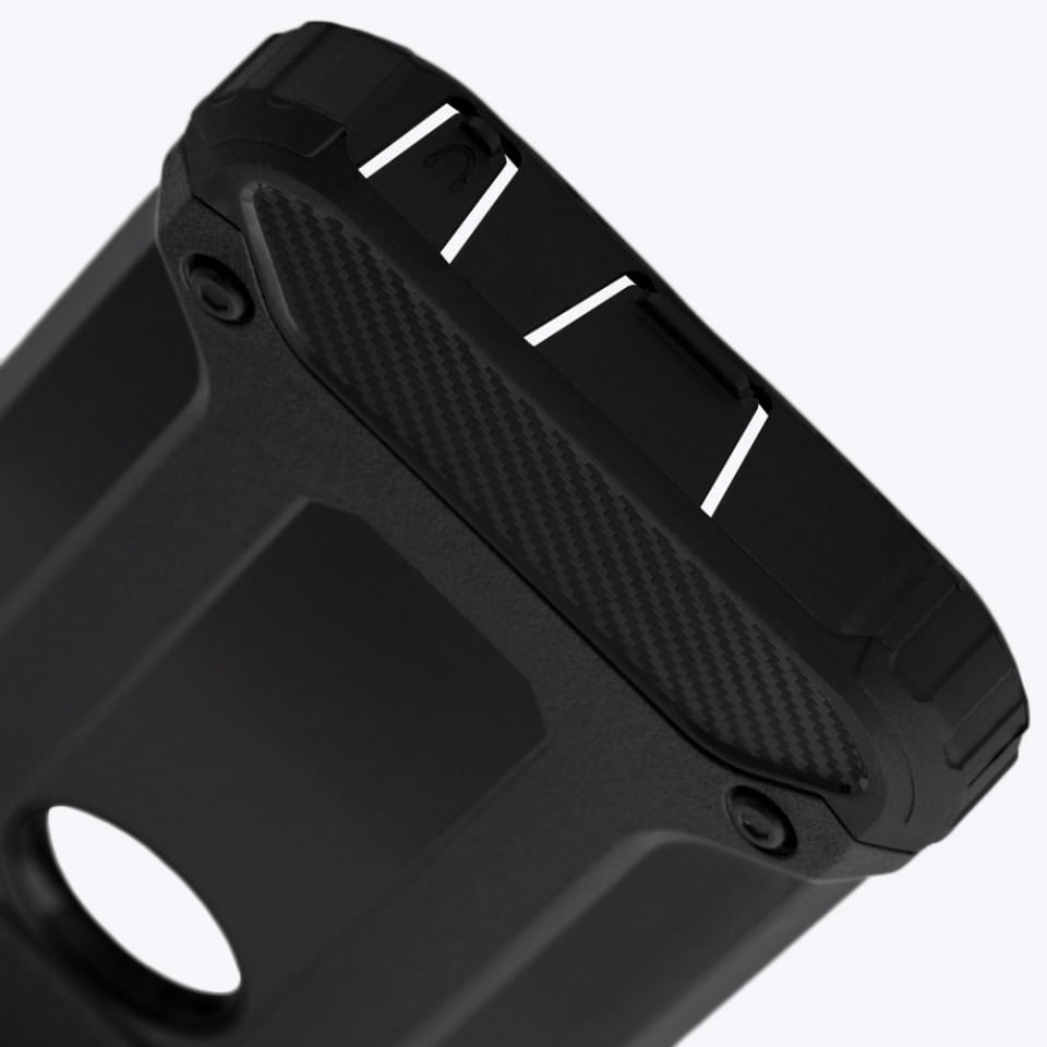 Husa pentru iPhone SE, 5, 5S - Techsuit Hybrid Armor - Black - 3 | YEO