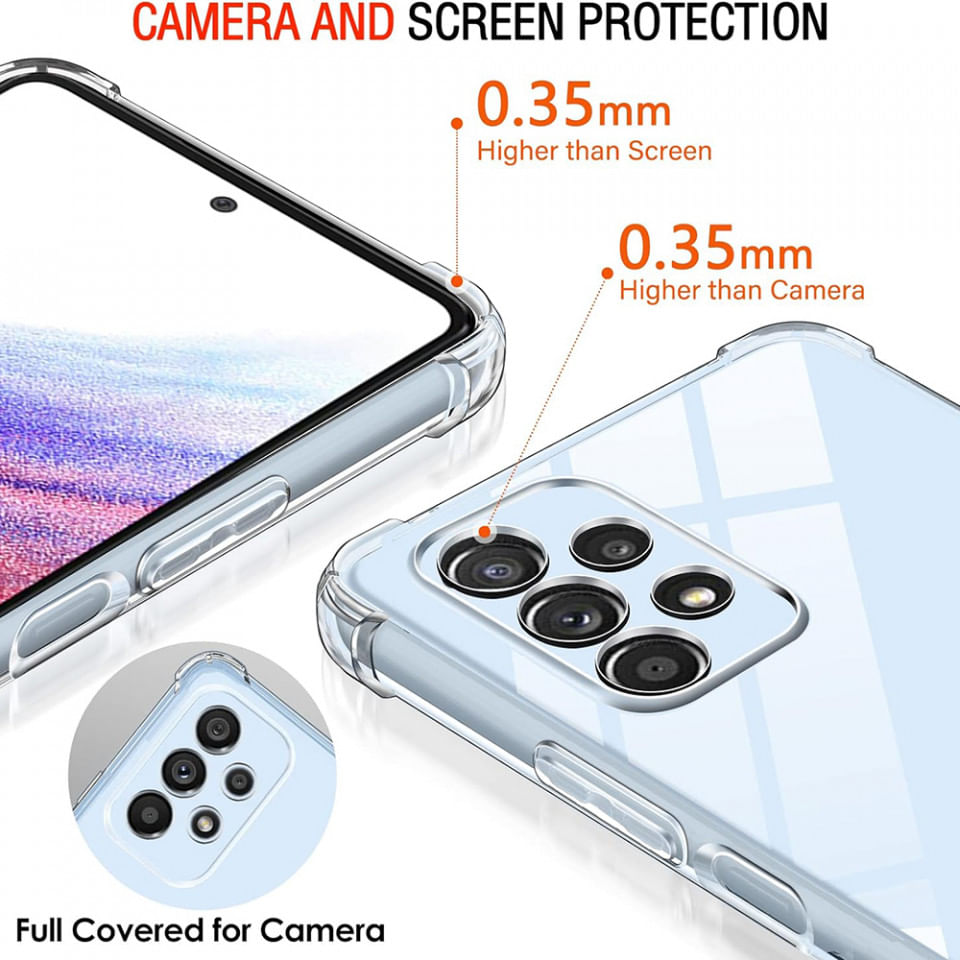 Husa pentru Samsung Galaxy A53 5G - Techsuit Shockproof Clear Silicone - Clear - 2 | YEO