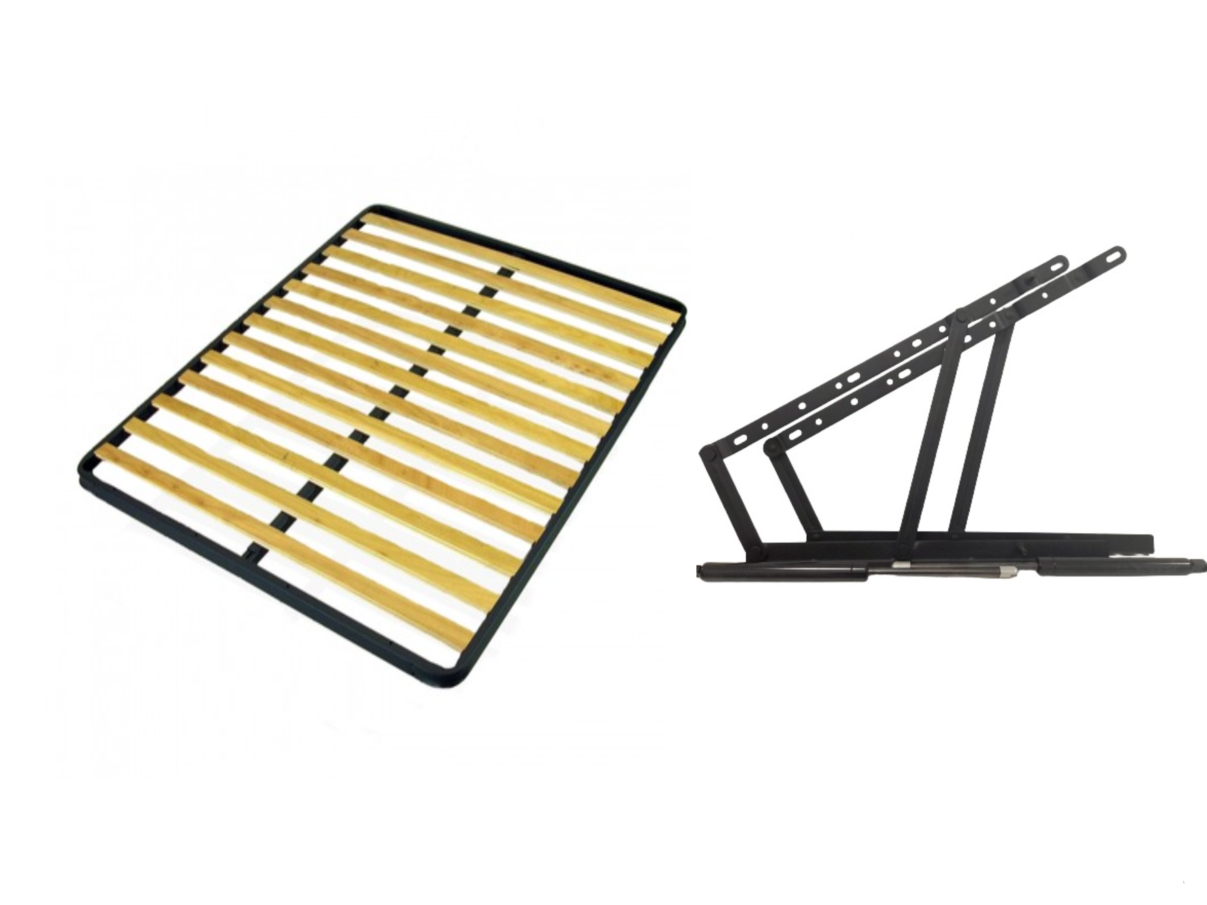 Somiera pat Sanremo 160x200 cu sistem rabatare, cadru metal, 12 lamele