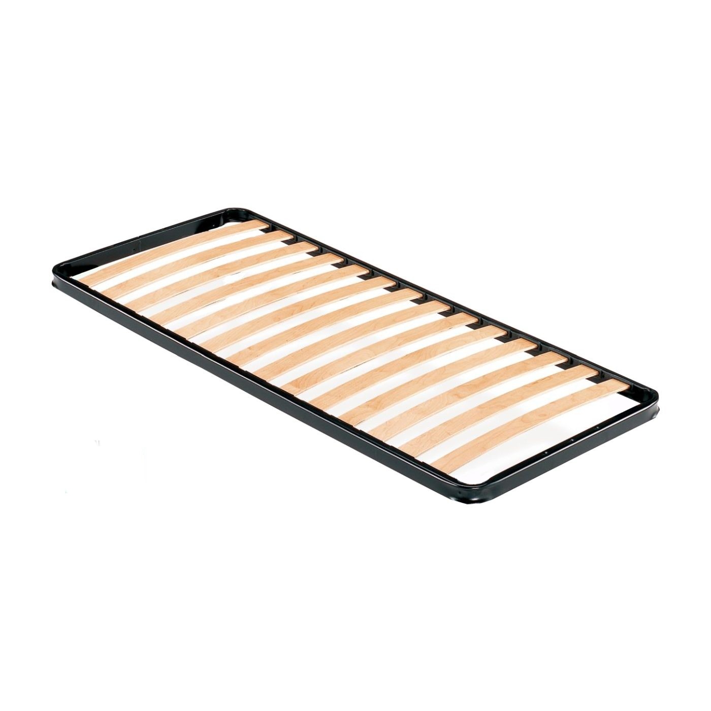 Somiera pat 80x200, 13 lamele lemn, cadru metal, fara picioare — imaginea 2