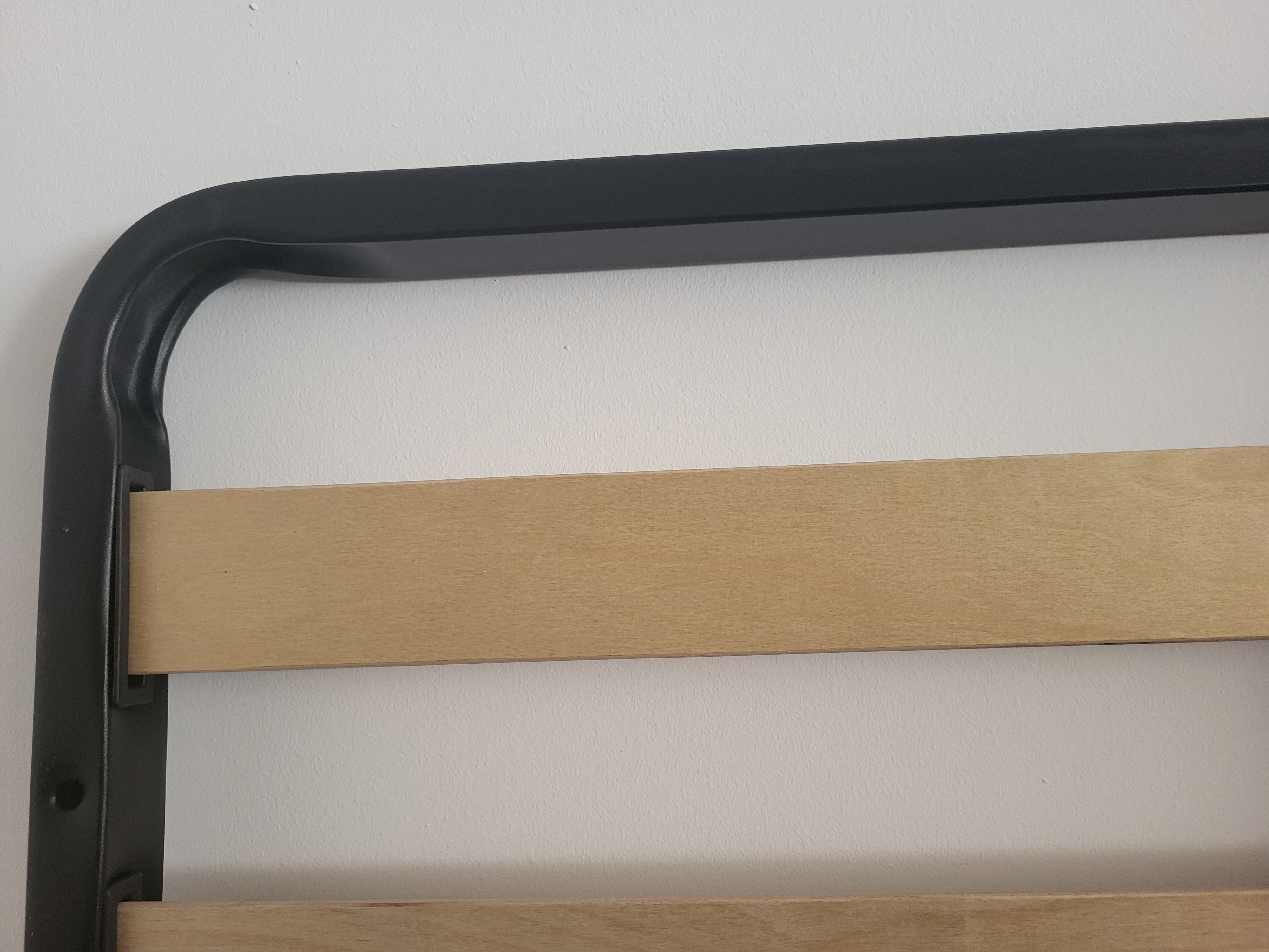 Somiera pat 80x200, 13 lamele lemn, cadru metal, fara picioare — imaginea 5