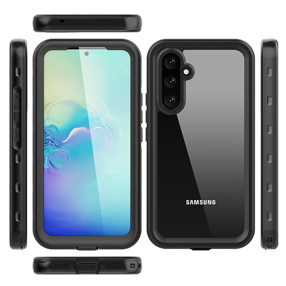 Husa pentru Samsung Galaxy A54 - ShellBox Waterproof IP68 Case - Black - 3 | YEO