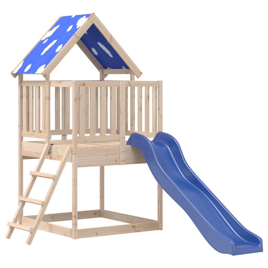 Set de joaca pentru exterior, lemn masiv de pin