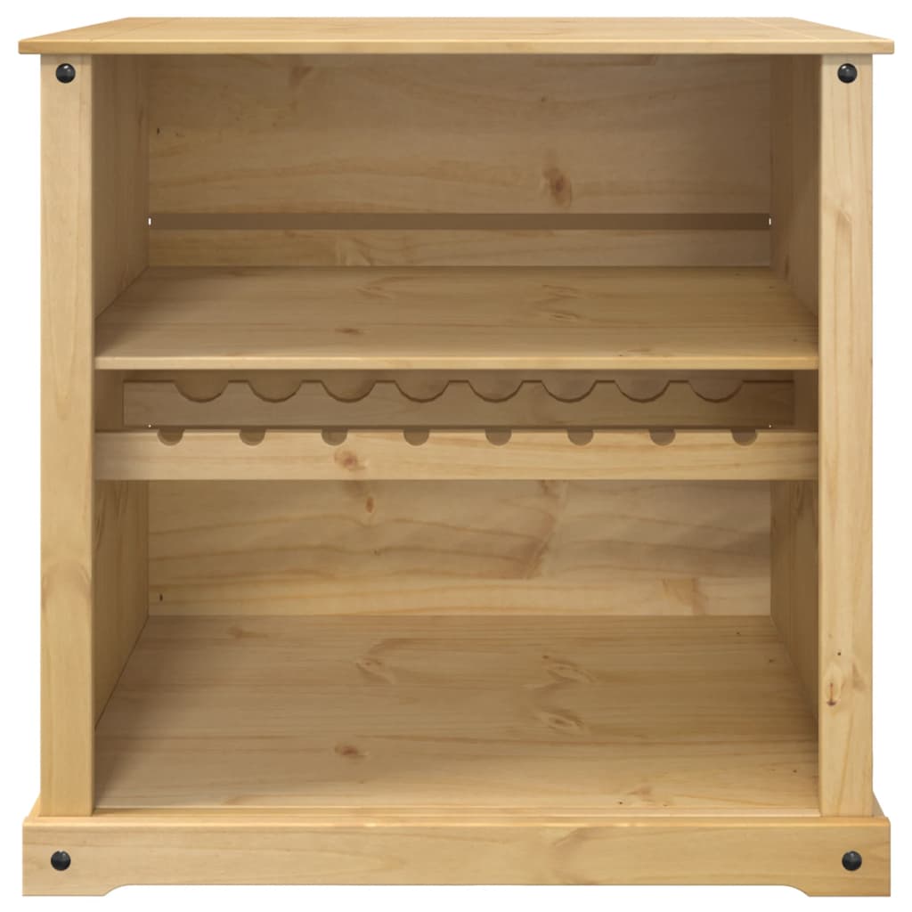 Dulap de vinuri „Corona”, 107,5x51x105,5 cm, lemn masiv de pin — imaginea 4