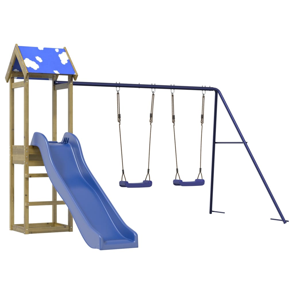 Set de joaca pentru exterior, lemn de pin impregnat