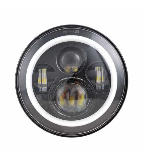 Set faruri rotunde 7 inch, 18 cm, universale compatibile auto sau utilaj