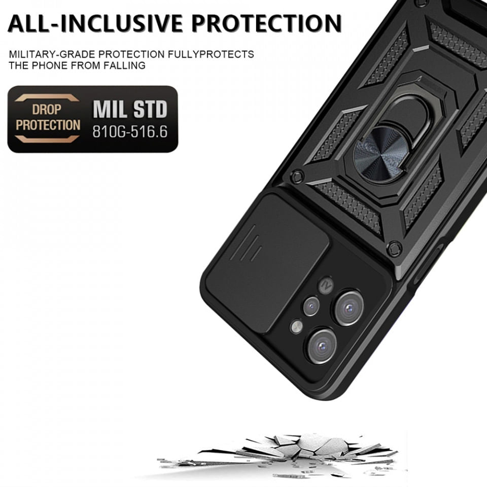 Husa pentru Realme C31 - Techsuit CamShield Series - Black - 2 | YEO