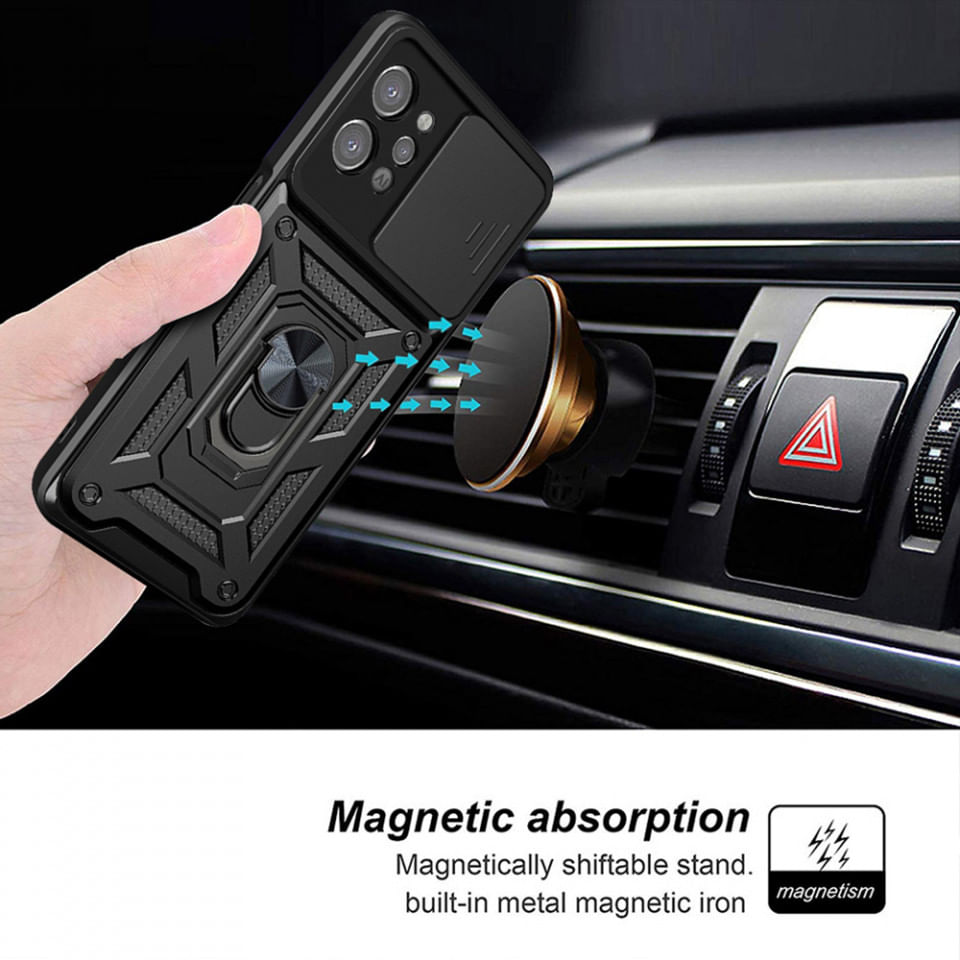 Husa pentru Realme C31 - Techsuit CamShield Series - Black - 4 | YEO