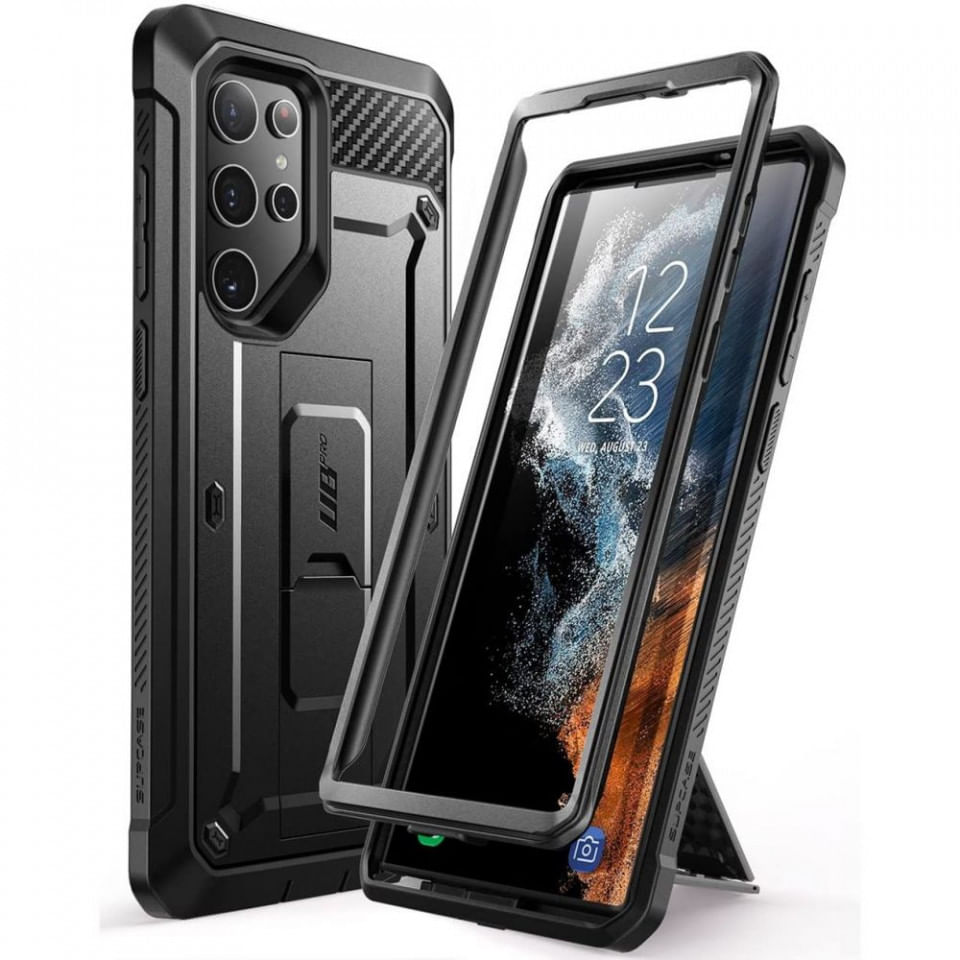 Husa pentru Samsung Galaxy S22 Ultra 5G - Supcase Unicorn Beetle Pro - Black - 2 | YEO