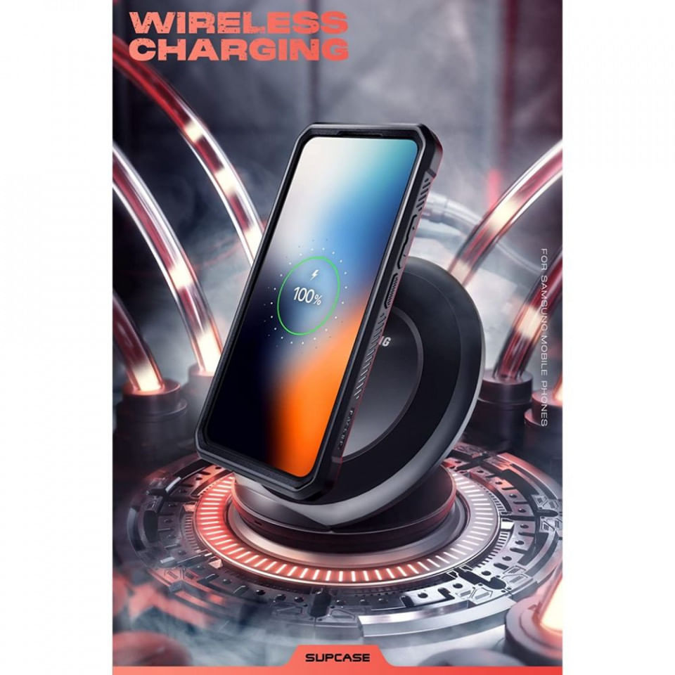 Husa pentru Samsung Galaxy S22 Ultra 5G - Supcase Unicorn Beetle Pro - Black - 3 | YEO