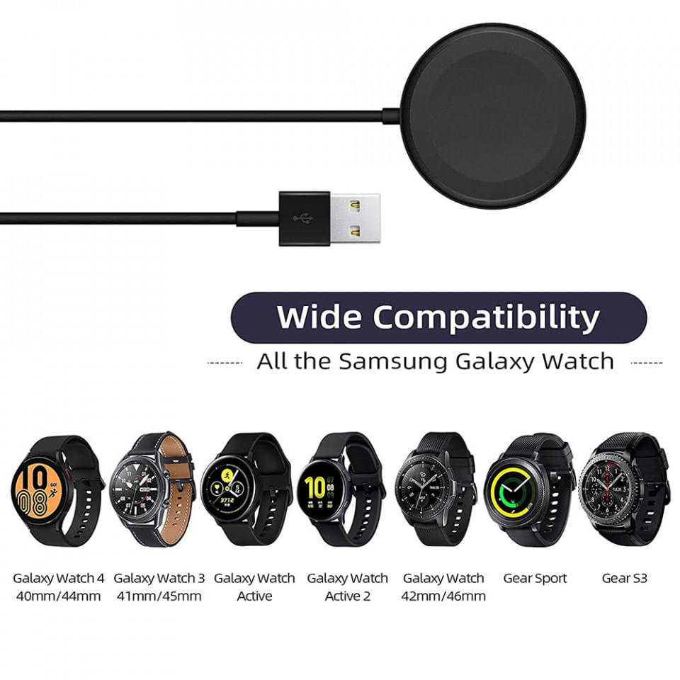 Incarcator pentru Samsung Watch, USB, 2.5W, Carcasa PC - Techsuit (TSC11) - Black - 1 | YEO