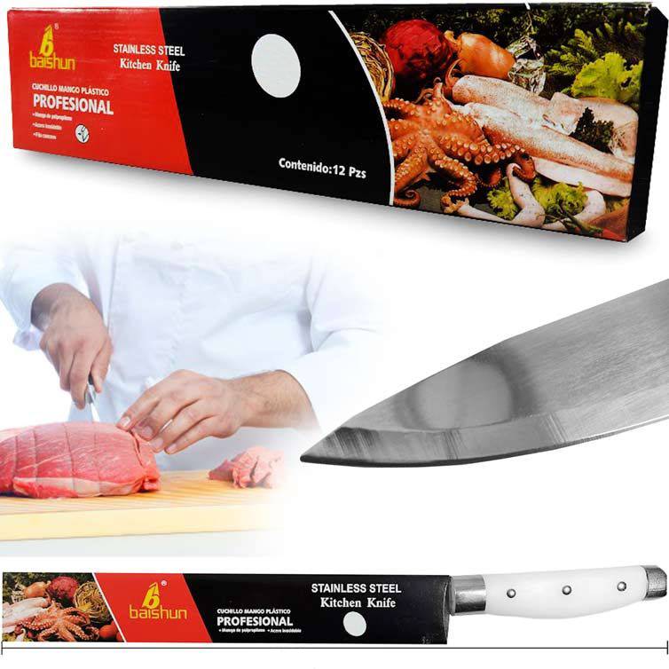 Set 12 cutite de bucatarie, 7 inch — imaginea 2
