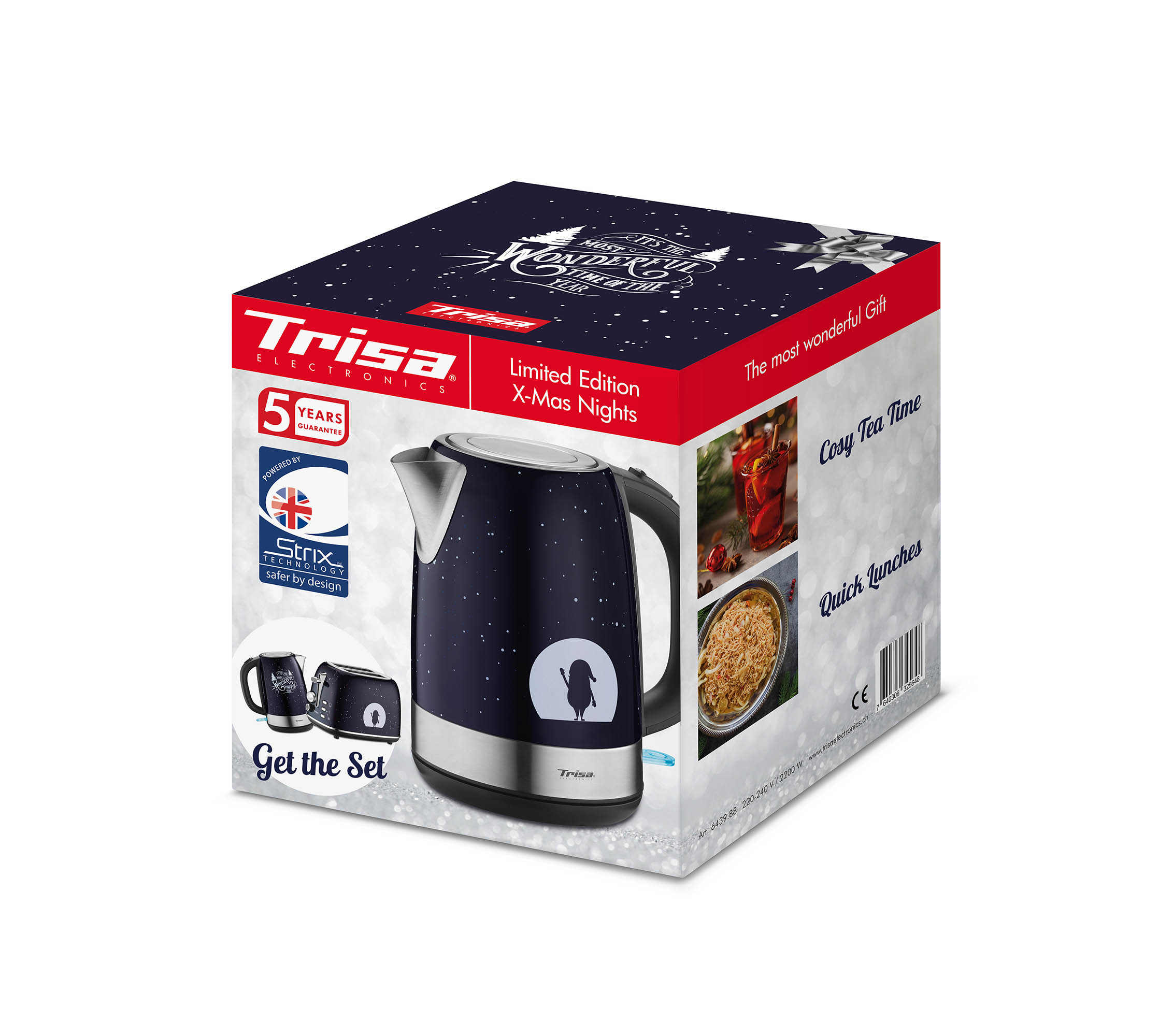 Fierbator electric editie limitata Trisa X-Mas Nights 6439.8812 - 2 | YEO