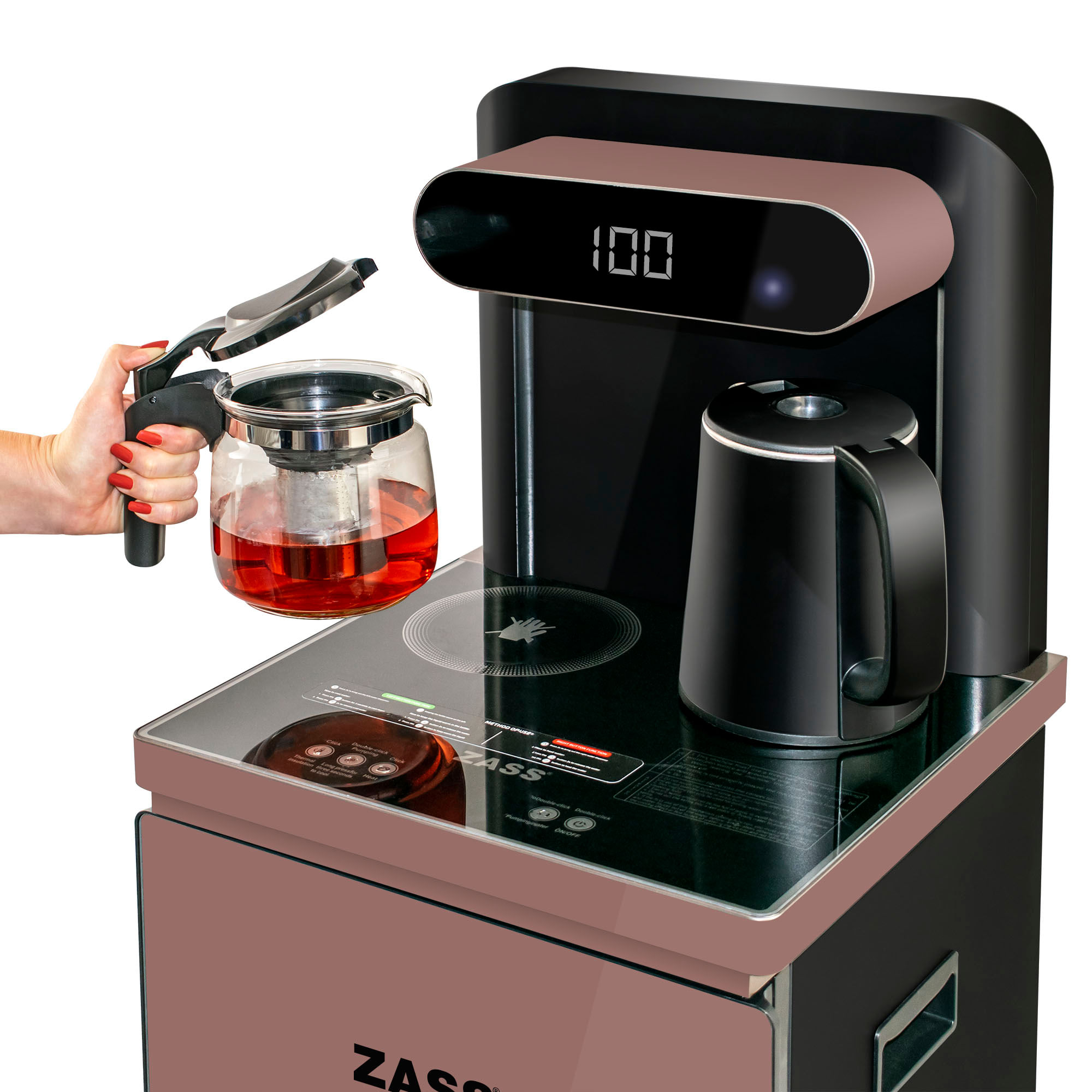 Dozator apa de podea ZASS ZWD 23 WF cu sistem de filtrare si Tea Bar - 3 | YEO