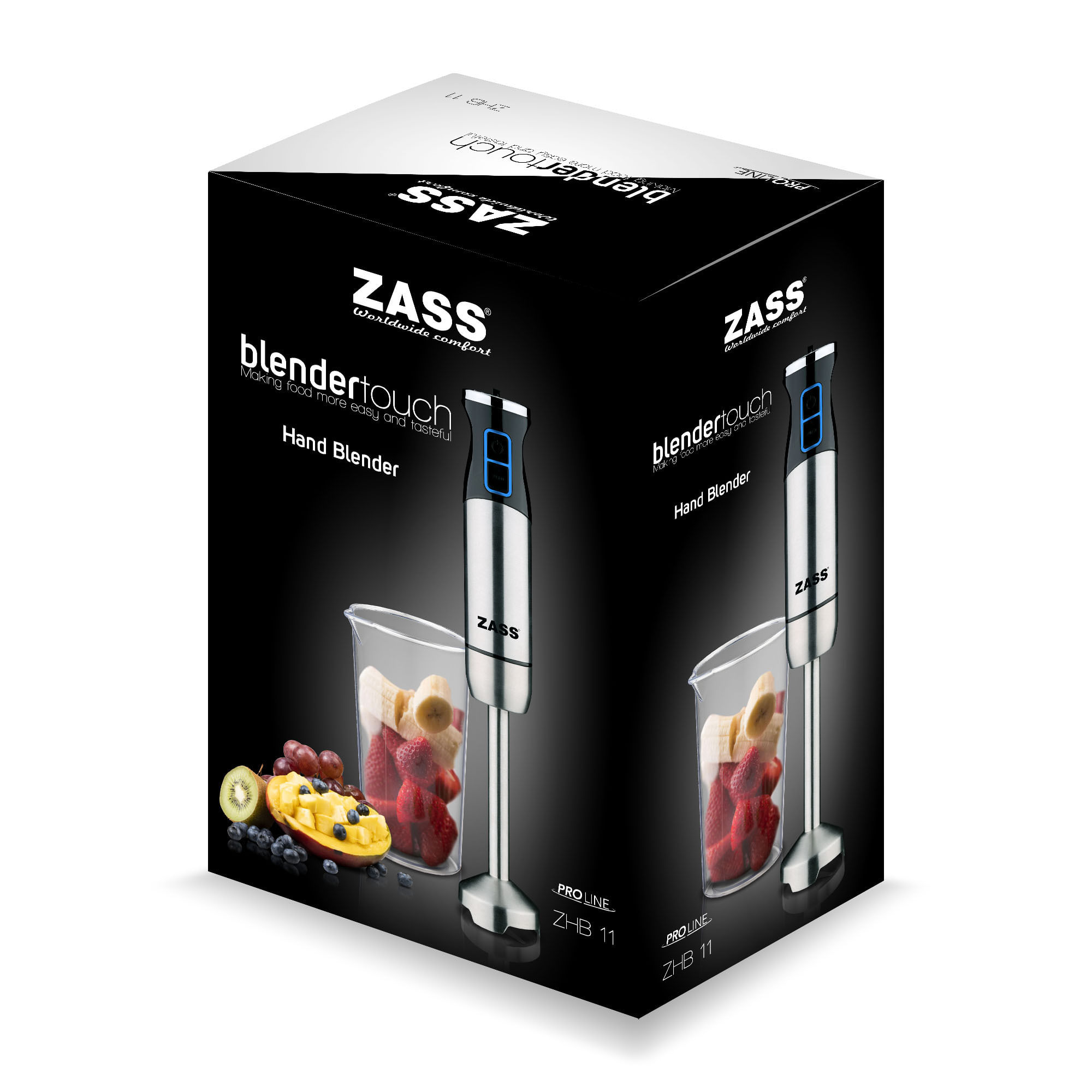 Blender de mana cu tija lunga ZASS ZHB 11 - 4 | YEO