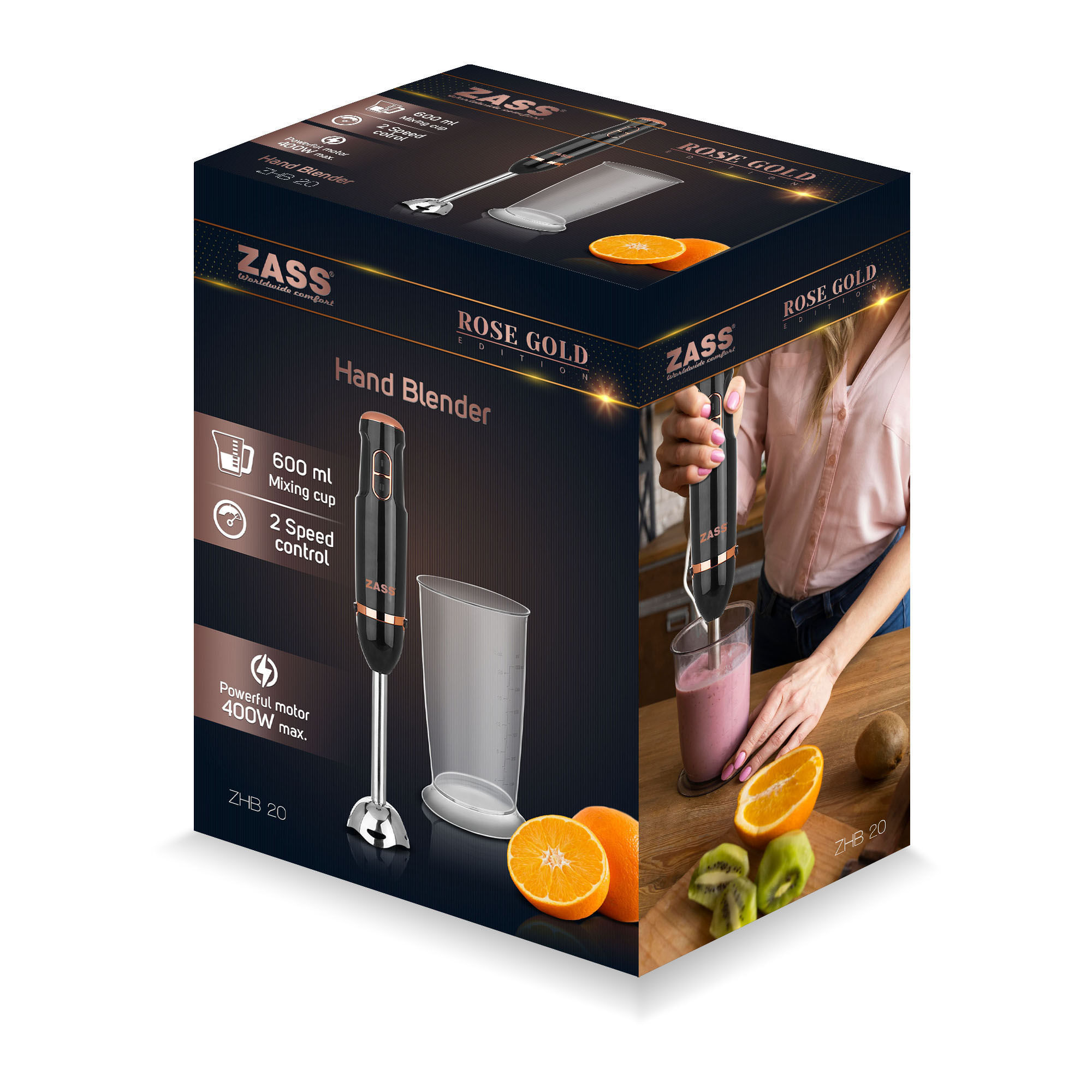 Blender de mana ZASS Rose Gold ZHB 20