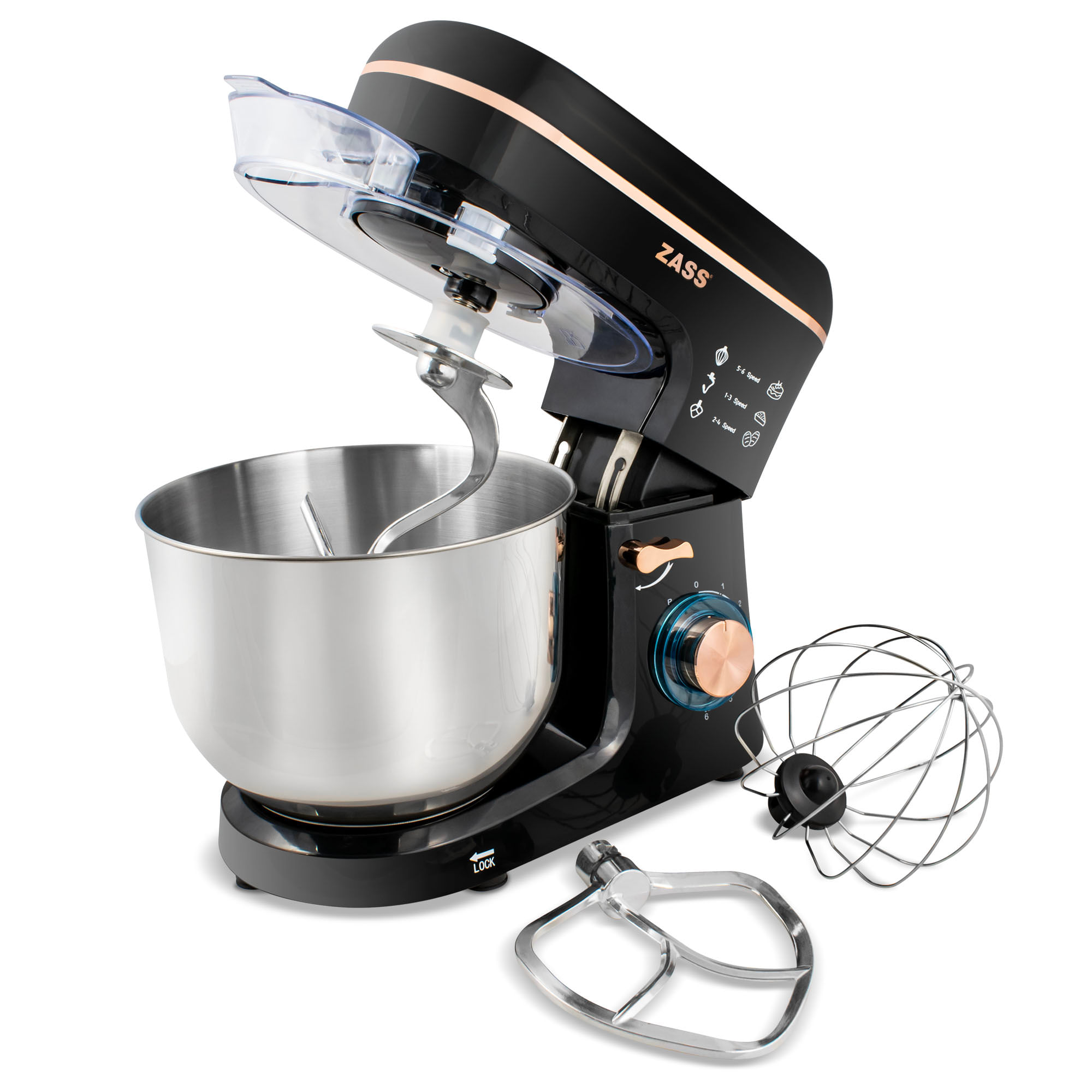 Mixer planetar ZASS Rose Gold ZPSM 20 - 3 | YEO