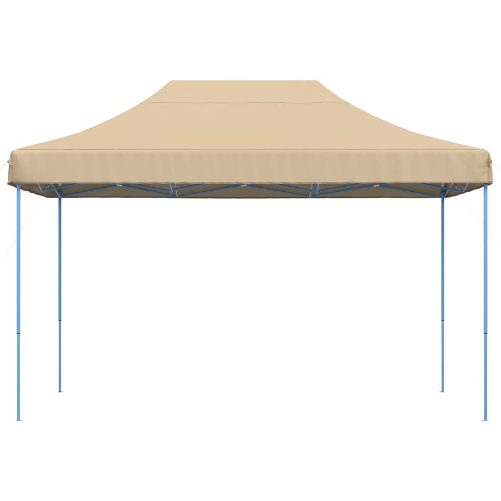 Cort de petrecere pliabil Pop-Up, 410x279x315 cm, bej — imaginea 3