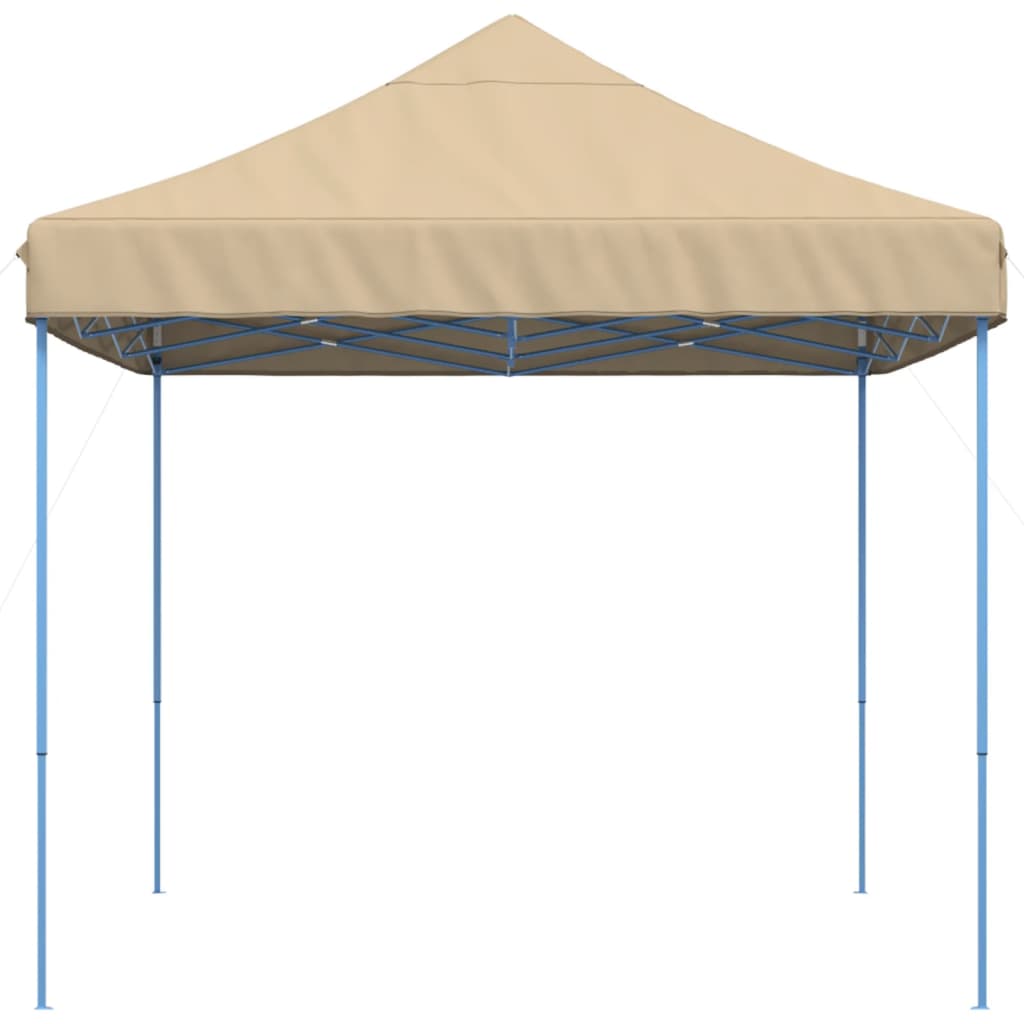 Cort de petrecere pliabil Pop-Up, 410x279x315 cm, bej — imaginea 4